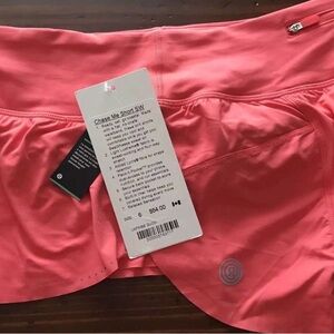 Lululemon💎Chase Rare Shorts 2.5" Coral Pink EUC! ✨Limited Special Rare Edition